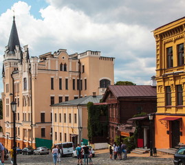 Fototapeta premium Street in Kiev