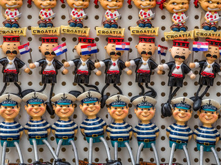 souvenir magnets panel from Croatia