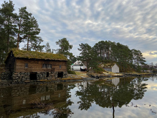 Fototapeta na wymiar Alesund in Norwegen November