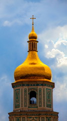 Fototapeta na wymiar Domes of orthodox church