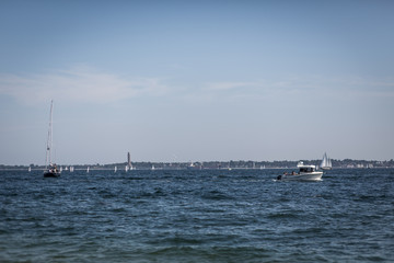 F&ouml;rde von Kiel mit Segelbooten