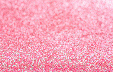 Sparkle pink blured shiny glitter texture background . Valentine's day decoration backdrop .