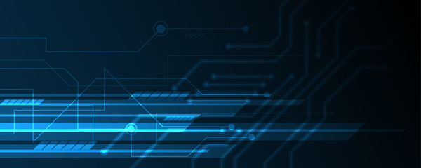 Abstract technology background Hi-tech communication concept innovation background vector illustration