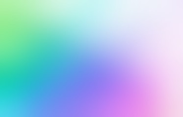 Lilac green blue gradient smooth background. Blurred texture. Simple abstract pattern. 