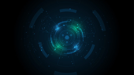 Abstract technology background Hi-tech communication concept innovation background vector illustration