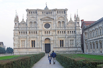 Obraz premium Pavia , La Certosa di Pavia, convento benedettino nelle vicinanze di Milano
