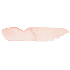 Watercolor pink texture for scrapbooking and craft. Watercolor abstract shape. Watercolor backdrop