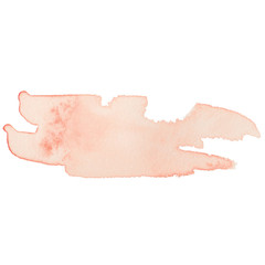 Watercolor pink texture for scrapbooking and craft. Watercolor abstract shape. Watercolor backdrop