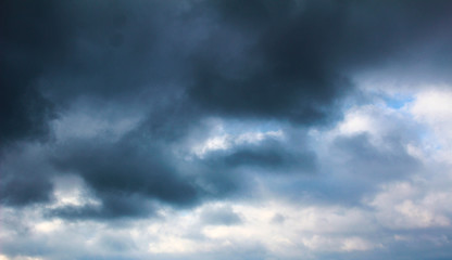 blue sky with clouds