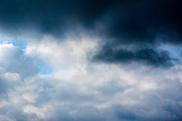 blue sky with white clouds