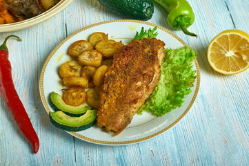 Caribbean Jerk spiced fish