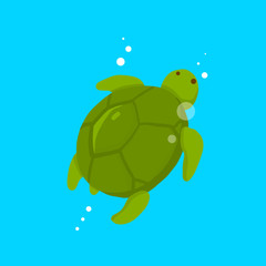 Hand drawing styles . Aquatic animals doodle.