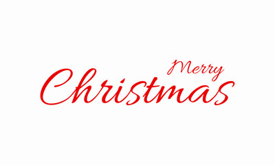Vector Typography text on the theme of Christmas Day on December 25th. Illustration.
