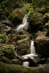 waterfall in deep forest