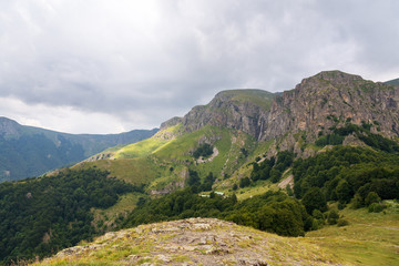 Naklejka premium Beautiful waterfall in Bulgaria.