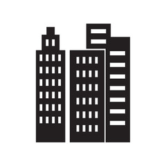 Obraz premium Buildings icon vector isolated on background. Trendy residential symbol. Pixel perfect. illustration EPS 10. - Vector..