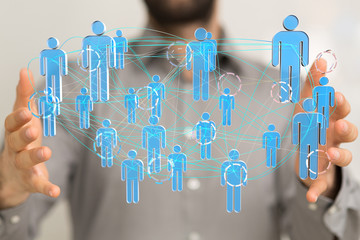 human social network and leadership as concept