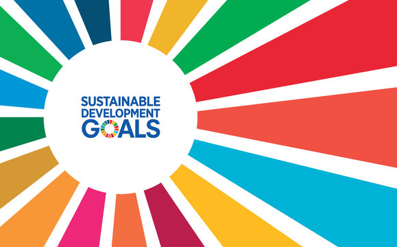 Sustainable Development Goals Report: corporate social responsibility book, magazine, annual report, brochure, manual design. Go green concept. Save the world vector CSR report Cover design. 