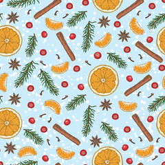 Christmas Morning Seamless Pattern