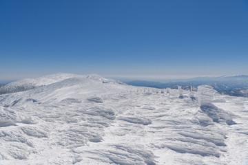 Fototapeta premium 熊野岳から刈田岳への登山道