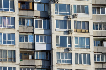 Obraz premium Typical modern residential area in Kiev, Ukraine