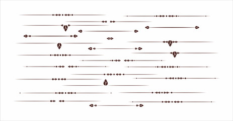 Text breaks and lines