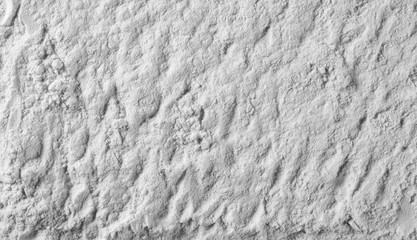 Wheat flour background, powder texture