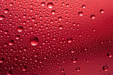 water drops on glass back ground abstract