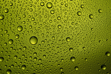 water drops on glass back ground abstract