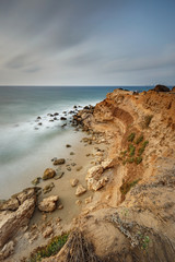 Fototapeta premium Long exposure on the cliff