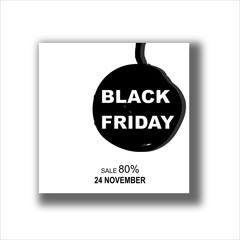 Flyer for the sale of Black Friday