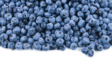 Fresh blueberry background. Texture blueberry berries close up.