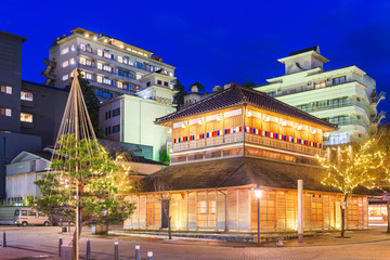 Kaga Onsen, Japan at the Yamashiro Onsen hot springs resort district.