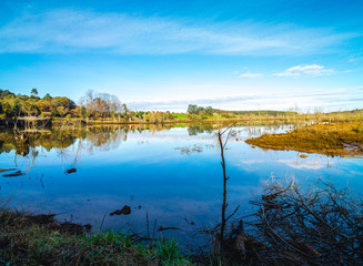 Laguna de la ría de San Vicente de la Barquera, Cantabria
