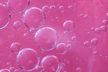 oil drops in the water