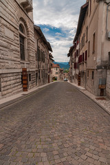 narrow street in old town