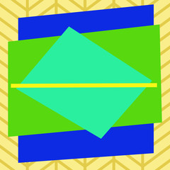 Asymmetrical uneven shaped format pattern object outline multicolour design Design business Empty template isolated Minimalist graphic layout template for advertising