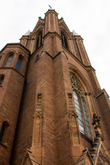 A catholic church in bricks at Brooklyn, New York