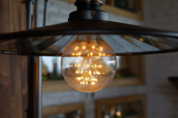 vintage light lamp interior decoration