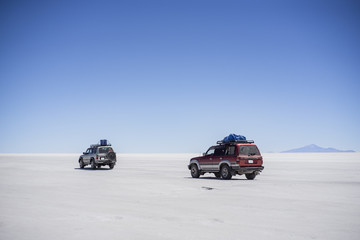 Reise durch die Salzwüste in Bolivien