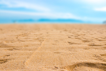 Fototapeta na wymiar summer beach and sand