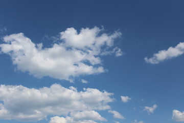 Blauer Himmel mit Wolken