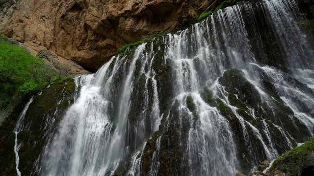 Aladaglar National Park waterfalls, waterfall in Aladaglar National Park in Turkey, Kapuzbasi waterfall Kayseri Turkey