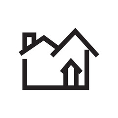 House icon vector isolated on background. Trendy home symbol. Pixel perfect. illustration EPS 10. - Vector.