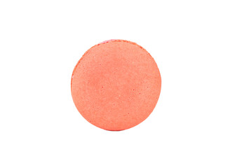 Pink macaroon isolated