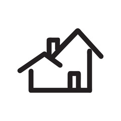 House icon vector isolated on background. Trendy home symbol. Pixel perfect. illustration EPS 10. - Vector.