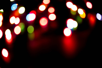 Christmas Bright Bokeh background 