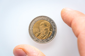 Chilean money, 500 pesos coin