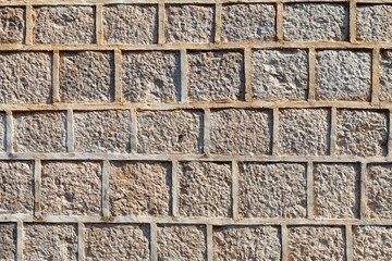 old masonry, texture of stone wall, background Montenegro