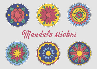 Mandala sticker